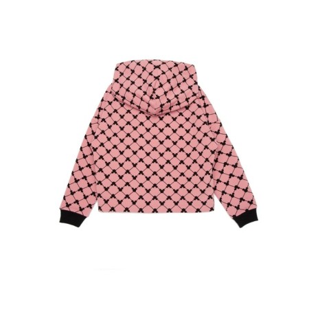 Худи для девочек Conte Elegant , рост 134-140 см, цвет dusty rose-black-5