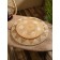 Decorative wicker rattan "Sun", 50x50x5 cm