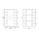 Bathroom mirror "Gerda 50" right, 50 x 73.2 x 17.5 cm