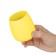 A glass for drawing 290 ml "Multi-Pulti", silicone, yellow