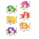 Wooden figure "catka" "Machines Tomik" Set: 5 pieces