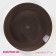 Board ceramic dinner shade "Sea World", d = 27 cm, brown color