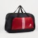 Sports bag, lightning department, external pocket, black/red color