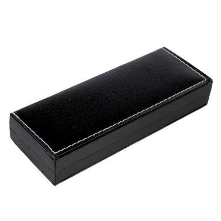 Gift handle, ball "Galant" in the leatherette case, rotary, black and golden case-1