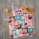 Apron Ethel Pink 70x60 cm, 100% cotton, sarzha 190 g/m²