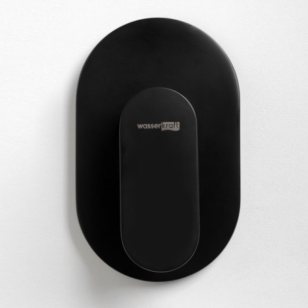 Shower mixer Wasserkraft Elbe 7451, single -leaf, without watering can, without spout, black-1