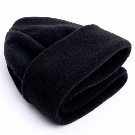 Hat, fleece, black color-2