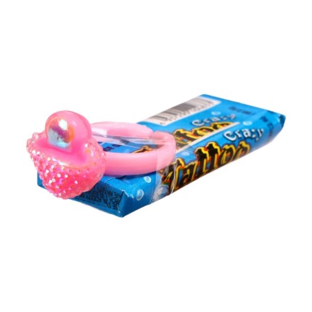 Chewing gum "Crazy Tattoo" with a ring, 2.6 g *50 pcs-20