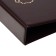 Album for coins on rings, optima format 230 x 265 mm Calligrata "map", includes up to 20 sheets, PVC cover, brown