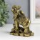 NECK Polystone "Elephant with coins" of bronze 8.5x8 cm
