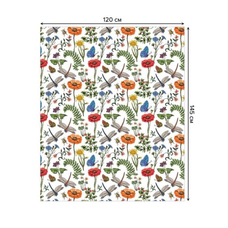 The tablecloth "Field sketches", rectangular, oxford, size 120x145 cm-1