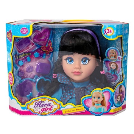 Maneken doll for creating hairstyles "Ida" with accessories, mix-4