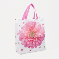 Household bag without lightning, pink color