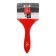 Brush flat scrap, mixed bristles, wooden handle, 4 ", 100 mm
