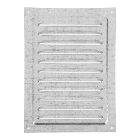 Ventilation grate Zein Lux RM1724C, 170 x 240 mm, with a grid, metal, galvanizing-3