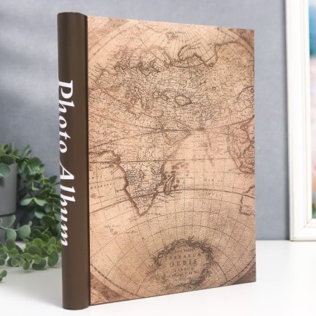 Photo album 20 magnetic sheets "map" 23x28 cm-1