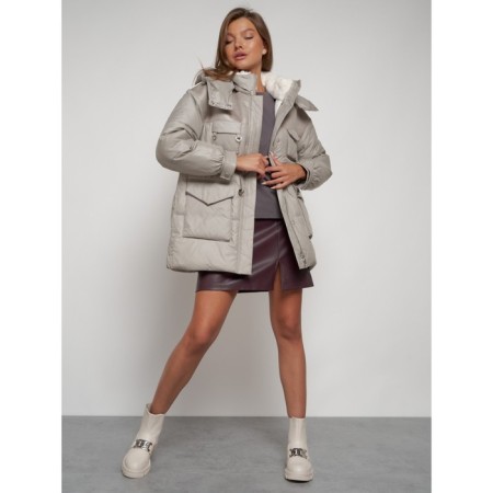 Winter jacket, size 48, light brown color-18