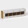 Box under 5 sweets ’golden snowflakes’, with a shell with a window, 21 x 5 x 3.3 cm