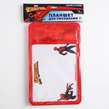 Board for drawing with chalk and marker "tablet", man Spider, Marvel-6