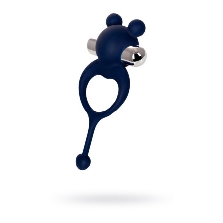 Vibrocolor with a tail Jos Mickey, silicone, blue, 12.5 cm