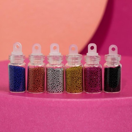 Set of broth for nail decor Unicorn New Year, 12 colors-3