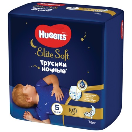 Night Panties Night Huggies Elite Soft (12-17kg) 17pcs.-9