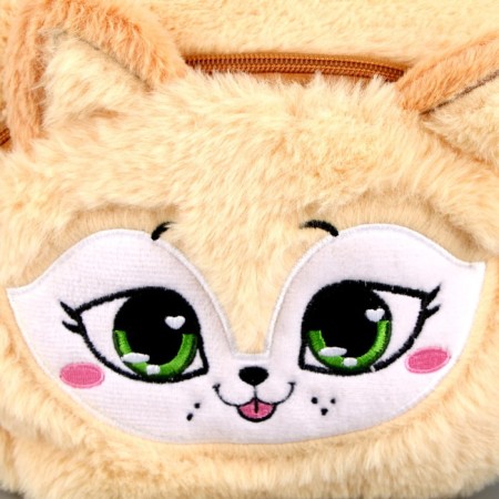 Baby plush backpack for the girl “Flower Fluff”, 24 × 22 × 7 cm-3