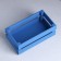Wooden Kashpo 24.5 × 13.5 × 9 cm "Two Light", two -string, blue giving beautifully