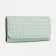 Women's wallet on the button, mint color