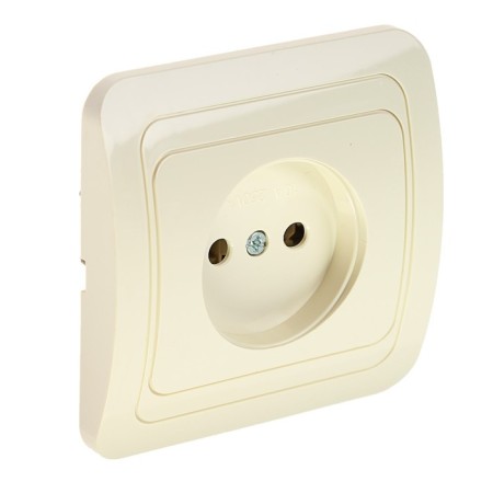 Single Luazon Lighting "ECB", 10 A, hidden, without salary, beige-1