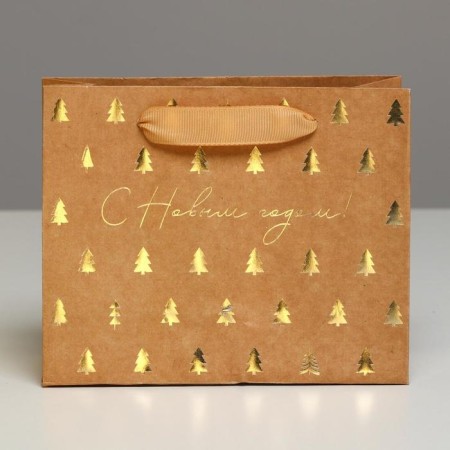 Craft horizontal "Christmas trees", s 15 x 12 x 5.5 cm, new year-1