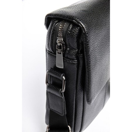 Bag Cross-Body Men, Eco-leather, De-Gosa Black, 21x9x26 cm-2