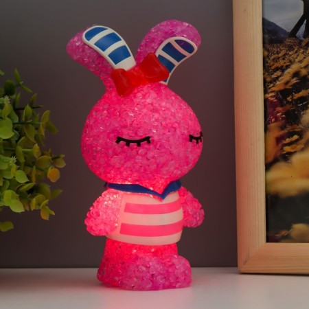 Night -night "Bunny" LED RGB from 3xlr44 mix 6.5x6.5x15.5cm Risalux-4