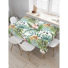 Green Portnik tablecloth, rectangular, oxford, size 120x145 cm