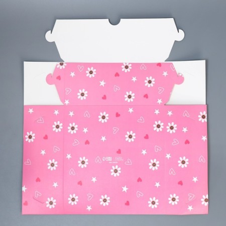 Box for cupcakes and gento-traps, confectionery packaging "Vanilla Unicorns", 25 x 25 x 10 cm-6