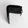 Male purse on a magnet, black color