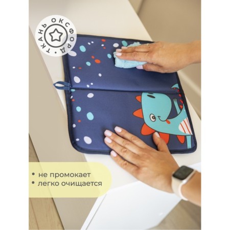 Garbage rug, dinosaur, 30x36 cm, for retraining, blue-7
