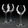 Set of glass glasses for the wine "Eden", 210 ml, 3 pcs