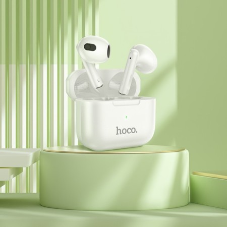 Hoco EW30, TWS, wireless headphones, inserts, BT 5.3, 30/300 mAh, white-7
