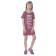 Baby dress, height 104 cm, raspberry color