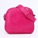 Bag Cross-Bodi with a zipper, pink color