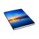 A4 notebook, 160 sheets, sewing, “New horizons”, cardboard cover 7BC, glossy lamination, block 60g/m2