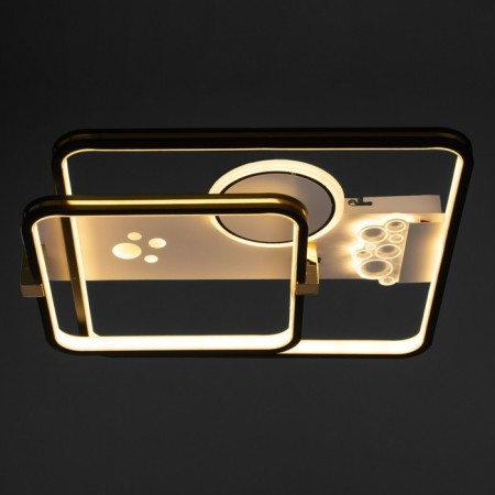 Luer with DPD "Simp" LED 130W black and white 50x50x10 cm Bayerlux-2