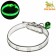 Collar "paws", 28 x 1 cm, Osh 18-24 cm, transparent/white