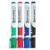 A set of markers for boards 4 colors, Brauberg Soft 5.0 mm, rubber insert