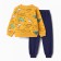 A set for a boy (sweatshirt, trousers), mustard color, height 104 cm
