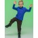 Turtleneck for the boy Pelican, height 134 cm, color ultramarin
