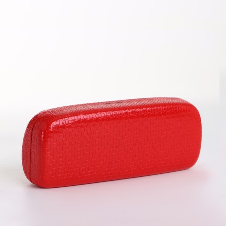Case for glasses on the cracker, length 15 cm, red color-1