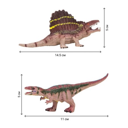 Set of figures "World of dinosaurs", 7 figures-5