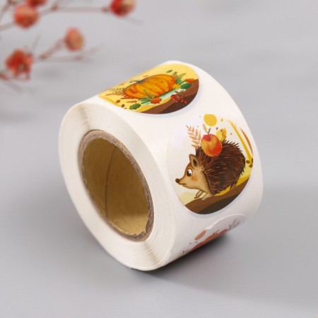 Stick Paper "Beautiful Autumn" d = 2.5 cm 252 pcs in roll-5